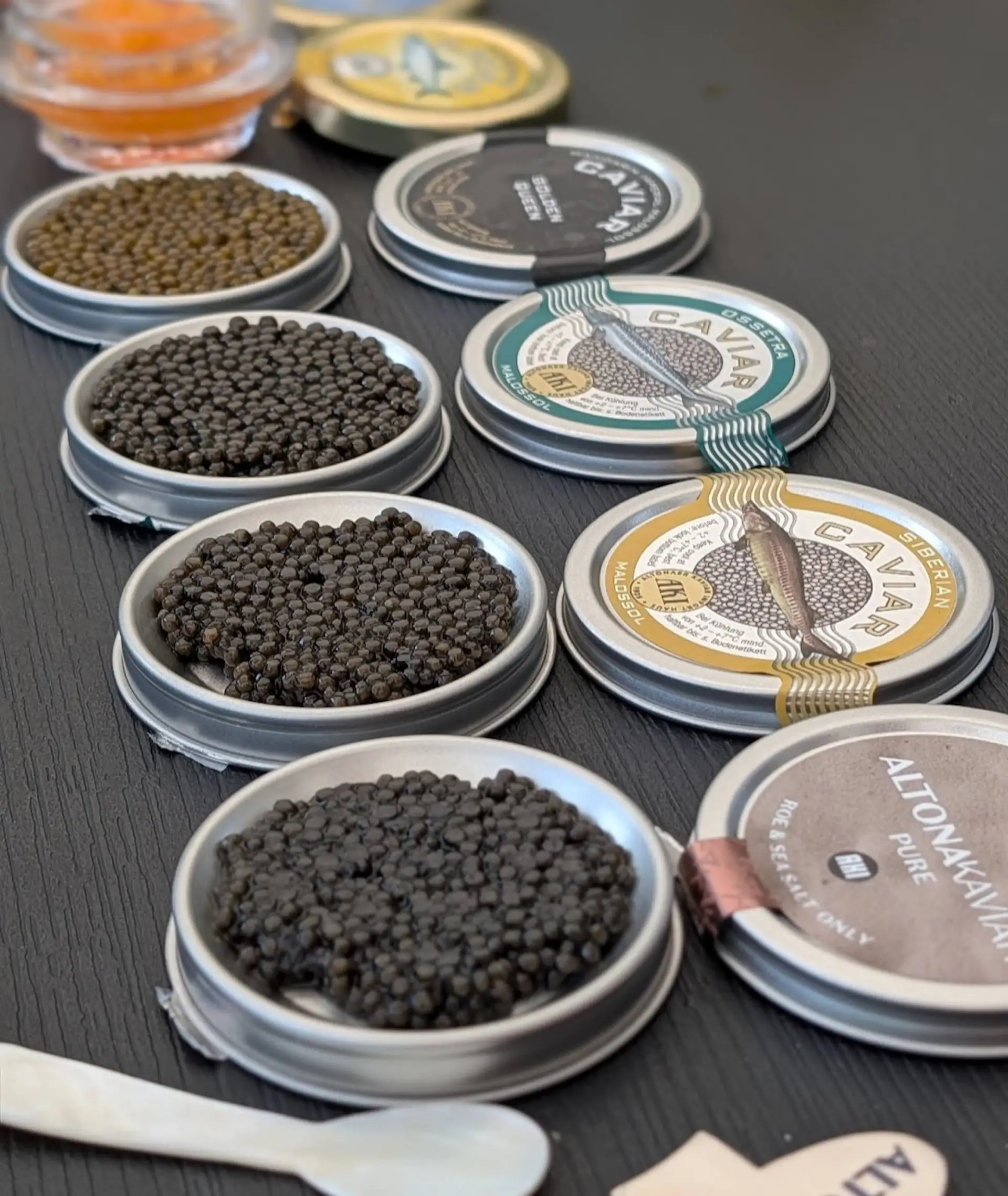 AKI caviar varieties