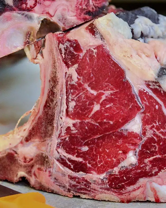 Dry-aged beef on the bone from True Wilderness